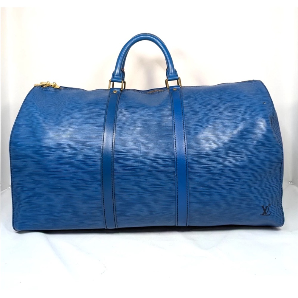 Louis Vuitton Blue Travel Bag - Picture 3 of 16